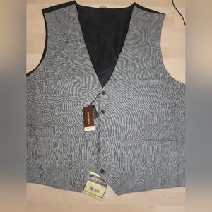 Oak Hill Reversible Textured Suit Vest - 5xl
